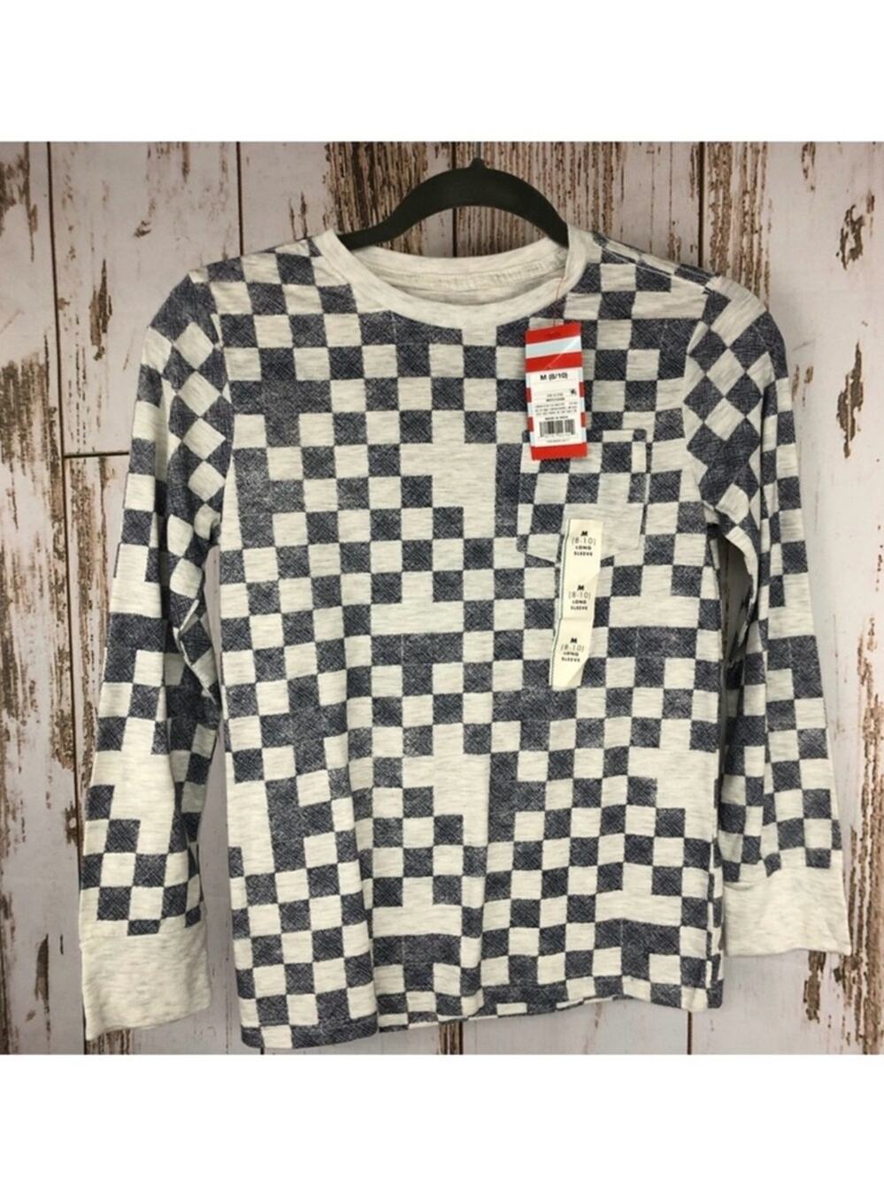 NWT Cat & Jack Long Sleeve Shirt, M(8/10).